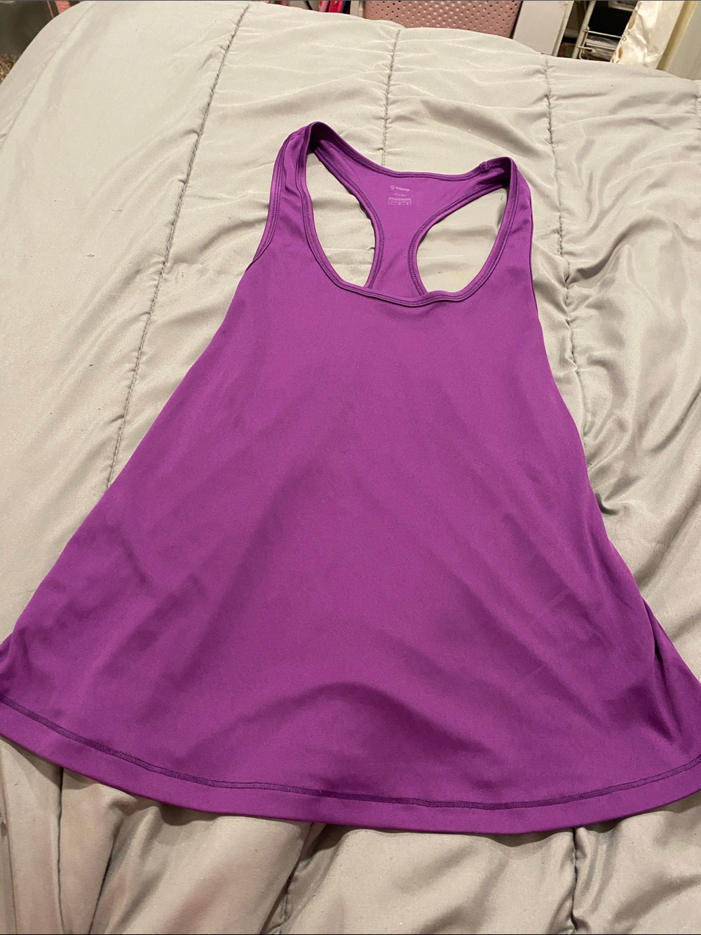 Women’s Purple Racerback Tank Top - Lightweight Activewear